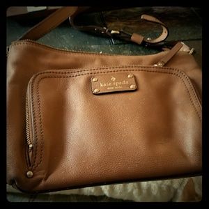 Kate Spade Brown Leather Crossbody Purse